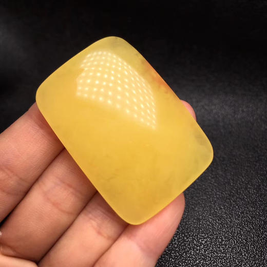 俄料蜜蜡满蜜柠檬黄无事牌吊坠 p11 商品图2