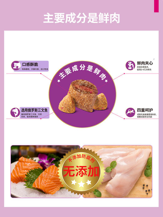 麦富迪鲜肉夹心双拼全价猫粮2kg/10kg 商品图3