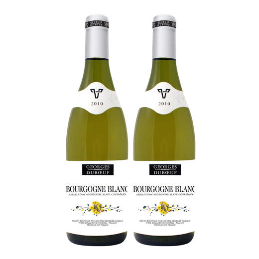 【双支特惠装】乔治杜博夫-勃艮第白葡萄酒 Georges Duboeuf - Bourgogne Blanc  750ml*2 商品图0