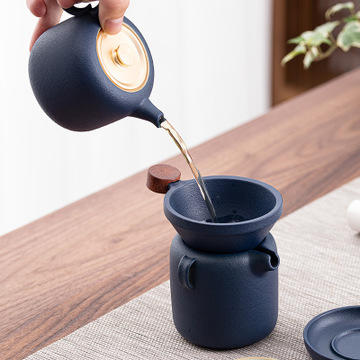 商务茶具伴手礼粗陶功夫茶具套装茶壶茶具高档礼盒 商品图10