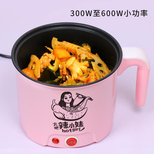 多功能小锅蒸煮炒煎家用2至4人小火锅电饭煲小功率学生宿舍电煮锅 商品图2