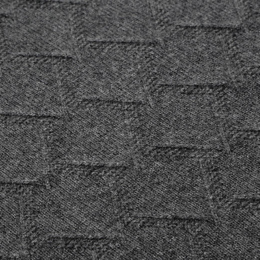 METTE羊绒世家2020秋冬男100%山羊绒衫时尚菱形绞花加厚保暖毛衣 商品图4