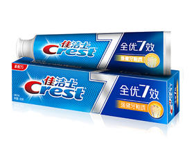 佳洁士 Crest 全优7效 强健牙釉质 牙膏 180克（三支装）