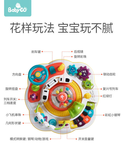 babygo儿童多功能游戏桌  标准版 商品图2