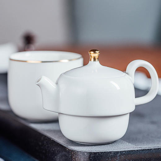 恒福茶具 定窑品意壶组 商品图1