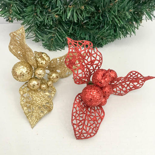 【上手】圣诞装饰配件（果叶挂件） 商品图1