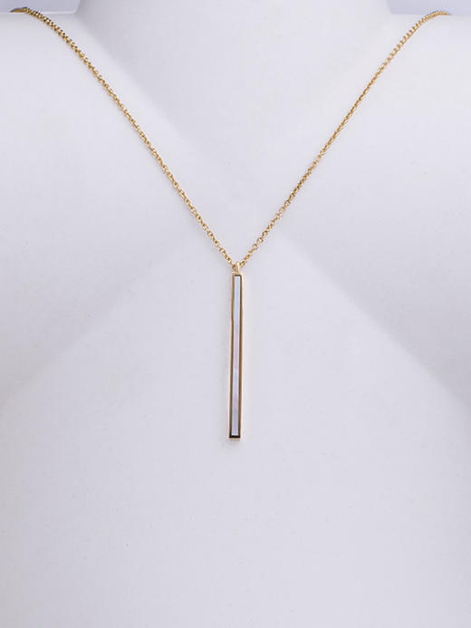 LUCINE 鹿鸣珠宝 | 【一】系列白贝母项链 商品图4