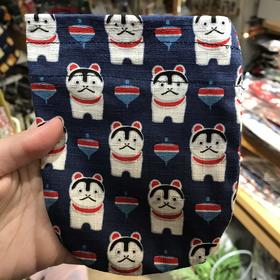 HUJI祤集Pippin收纳袋插画陀螺小狗