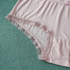 雅黛丽女士内裤低腰平角裤纯棉底裆纯色蕾丝边蝴蝶结2条装底裤DYK03044(2条装) 商品缩略图3