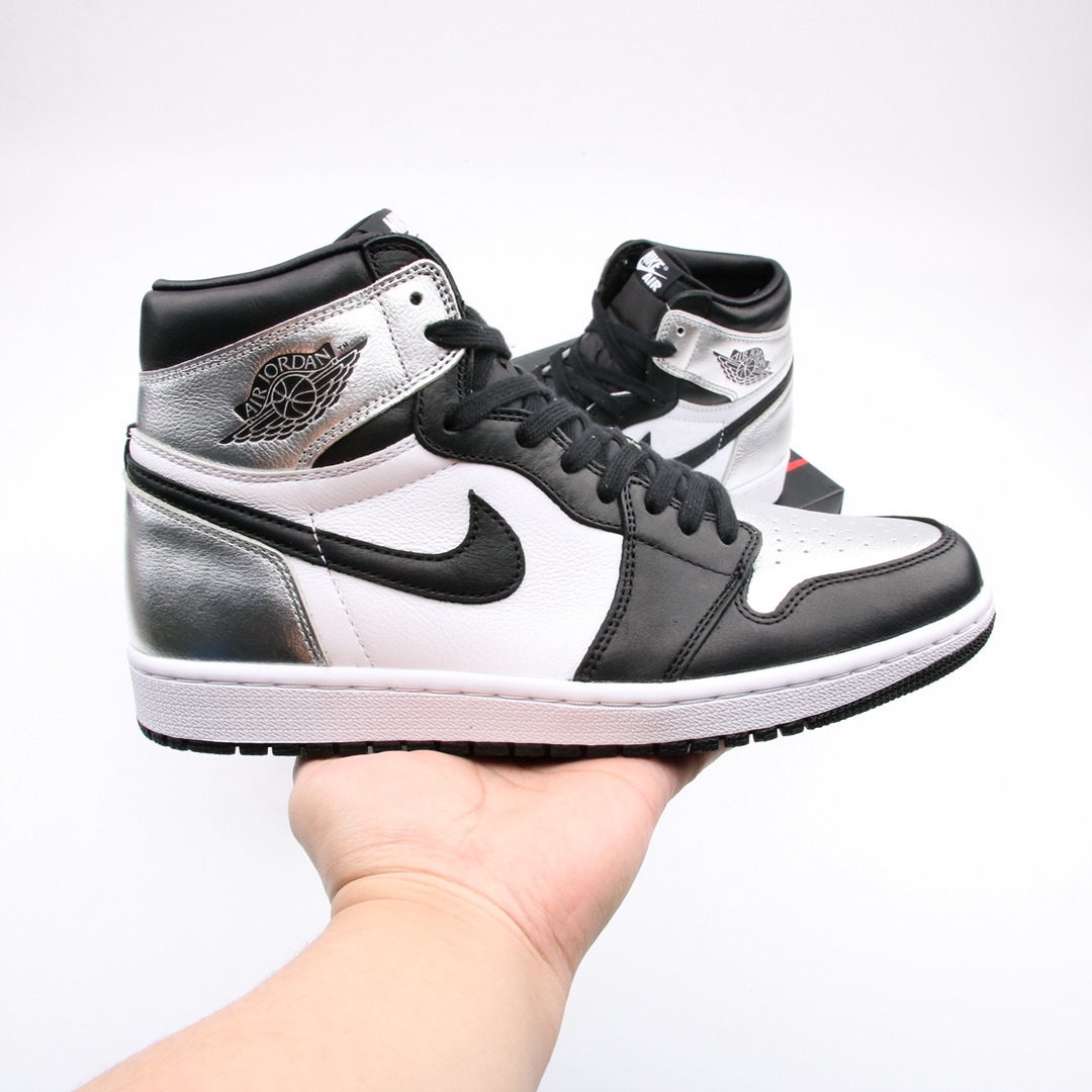 air jordan high og"metallic silver"aj1黑银