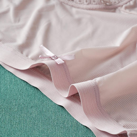 雅黛丽女士内裤低腰平角裤纯棉底裆纯色蕾丝边蝴蝶结2条装底裤DYK03044(2条装) 商品图2