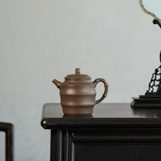 龙德堂陶艺 徐飞制《清风峻节》原矿青段 360cc (库存请咨询客服) 商品图0