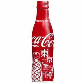 日本进口 可口可乐地区收藏限定款京都铝瓶碳酸饮料 250ml（132107）