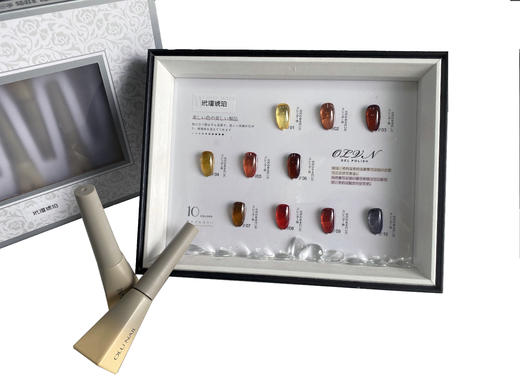 鸥璐玳瑁琥珀胶10色套装 商品图0