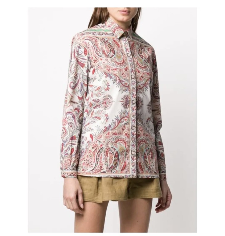 etro 女款棉料佩斯利花纹衬衫 135514451