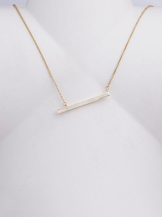 LUCINE 鹿鸣珠宝 | 【一】系列白贝母项链 商品图3