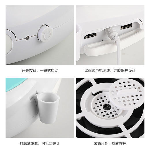 60W大功率美甲吸尘器超静音粉尘机 商品图2