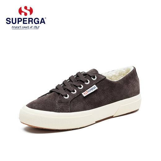 SUPERGA加绒帆布鞋2020冬季新款百搭低帮休闲板鞋女 商品图1