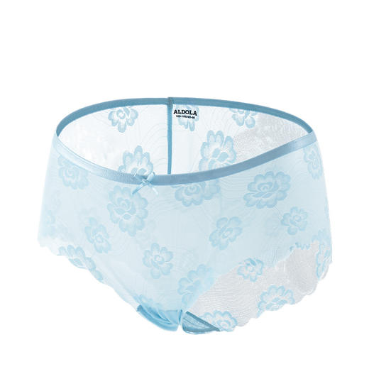 雅黛丽女士内裤低腰平角裤纯棉底裆透气舒适网纱单条装底裤DYK03050 商品图1