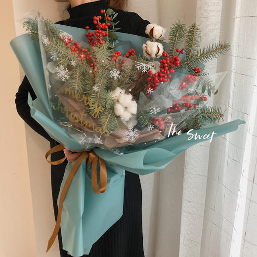 圣诞限定 冬青大松 · 花束 商品图0