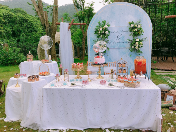 【茶歇甜品台】各种活动主题企业茶歇聚会甜品台订制