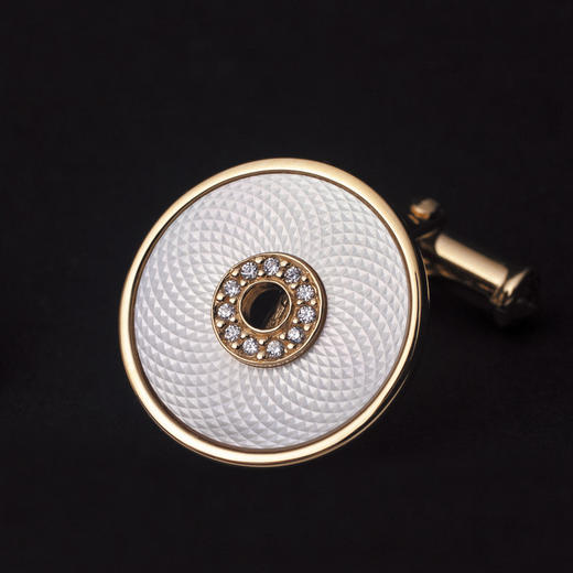 LUCINE 太阳时 男士商务法式衬衫玛瑙袖口袖扣袖钉男友父亲节礼物 商品图1