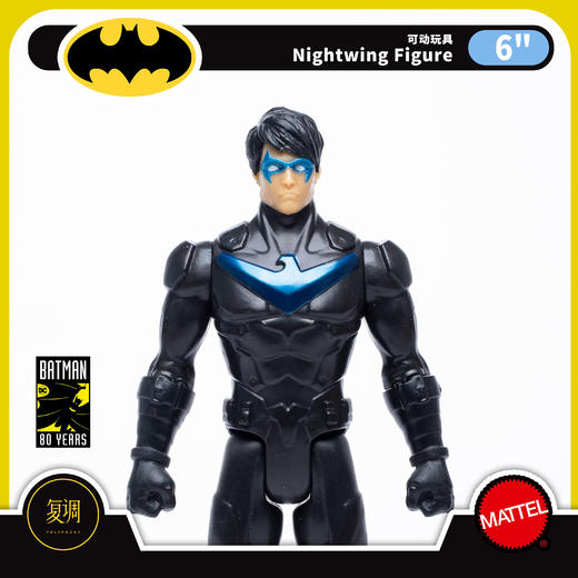 现货 美泰 夜翼 6英寸 模型 蝙蝠侠 周年系列 摆件 商品图2