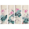 高云鹏《花鸟四条屏作品》35cm*100cm*4 花鸟四条屏作品 办公室/客厅挂画 商品缩略图1