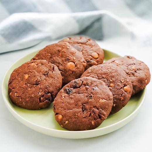 莎布蕾 坚果曲奇巧克力味75g 网红夹心饼干零食爆浆抹茶小包装