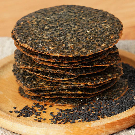 芝麻薄脆饼 | 一口嘎吱脆 芝麻醇香