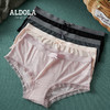 雅黛丽女士内裤低腰平角裤纯棉底裆纯色蕾丝边蝴蝶结4条装底裤DYK03044(盒装) 商品缩略图0