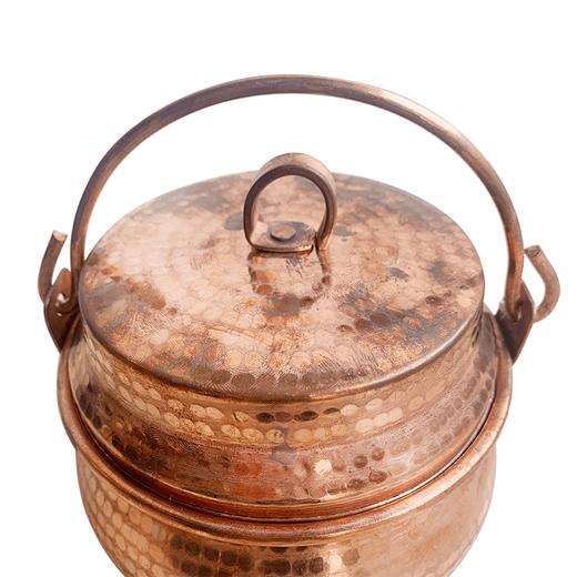 大理鹤庆 手工紫铜锅传统锣锅（带锅盖） 商品图2