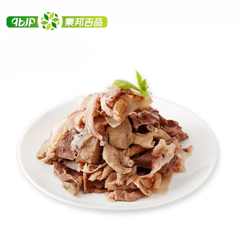秦邦吉品牛杂500g*1份（牛心、牛肝、牛肺、牛头肉）八成熟