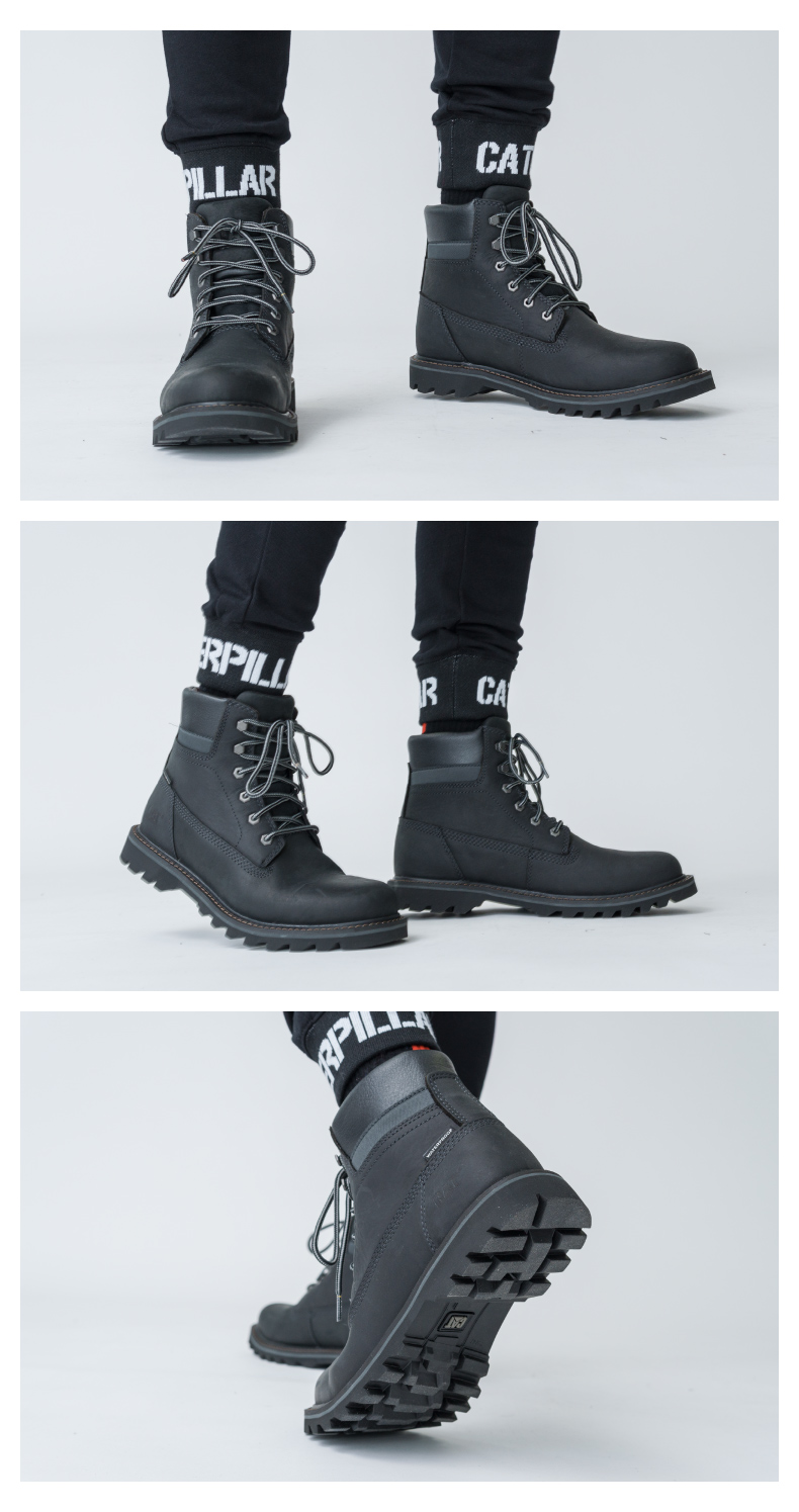 cat/卡特2020秋冬新款男靴户外轻便舒适防滑耐磨工装靴男