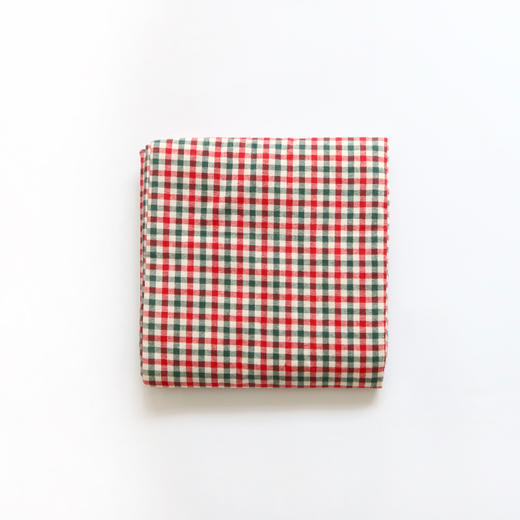 HUJI祤集厚款长围巾插画磨毛棉格纹 商品图1