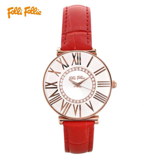 芙丽芙丽/Folli Follie 皮革简约气质女士石英防水手表 商品图0