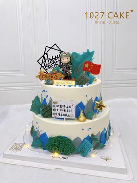 1027CAKE | 军人主题 我的祖国