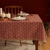 红色节日新年圣诞方桌布蕾丝边餐桌布艺 商品缩略图1