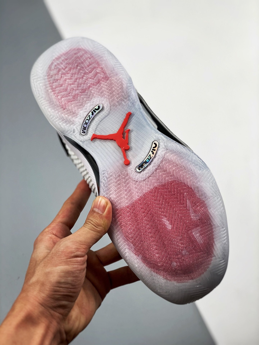 男鞋air jordan 35"dna" 黑白红 镂空缓震实战篮球鞋 aj35