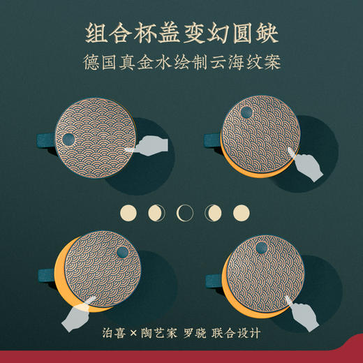 Pertouch/泊喜  故宫宫廷文化分离过滤陶瓷恒温杯 商品图3