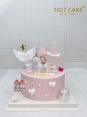 1027CAKE | 公主主题蛋糕  梦幻粉色系