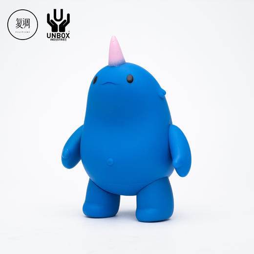 现货 Unbox 独角 Horn 深蓝色 搪胶 限定 潮玩 摆件 商品图1