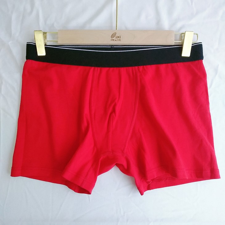 牛年行大运男式红短裤
