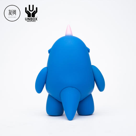 现货 Unbox 独角 Horn 深蓝色 搪胶 限定 潮玩 摆件 商品图2