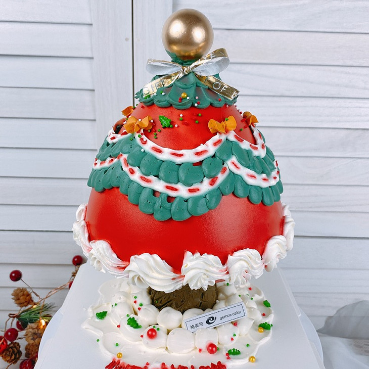 2020圣诞许愿树蛋糕6英寸