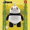 现货 Unbox 独角 Horn 熊猫版 搪胶 限定 潮玩 商品缩略图0