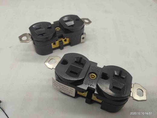 【货号05363】发电机配件发电机插头插座发电机美式插座双头美式插座 商品图3