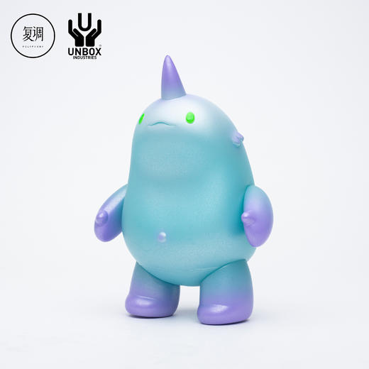 现货 Unbox 独角Horn 粉蓝色 限定 搪胶 摆件 潮玩 商品图2
