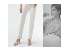 白牛仔裤搭配look！