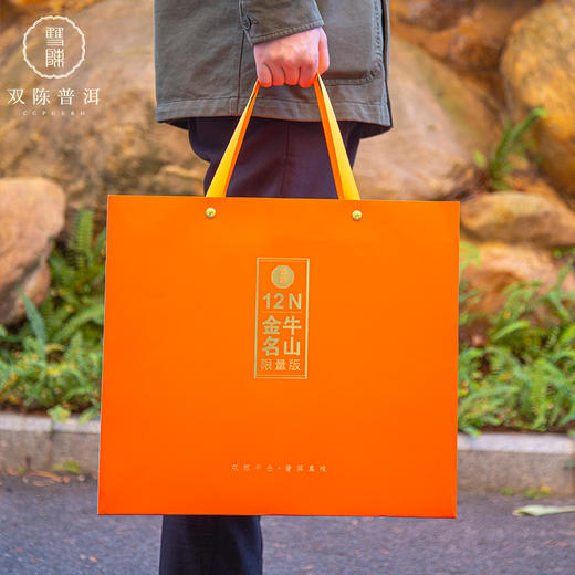 【金牛名山限量版】2021年金牛生肖老茶357克熟茶*1片+ 100克生茶*6片 商品图3